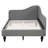 L-Shaped Linen Daybed, With Solid Wood Legs-1024657899-1024657897