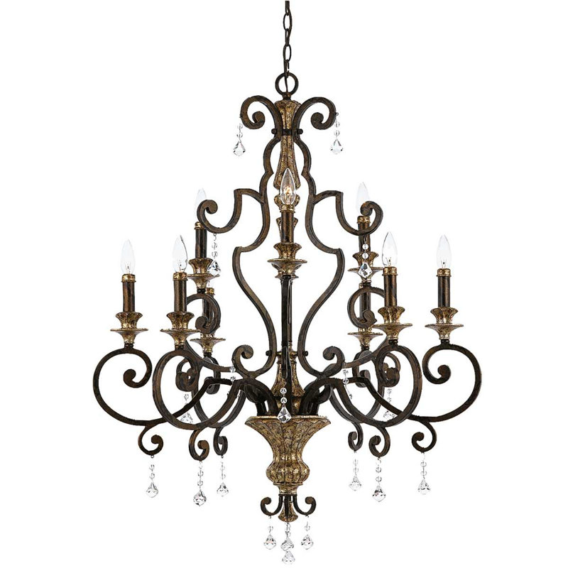 Banville 9 - Light Candle Style Chandelier