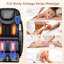 Fauteuil inclinable chauffant avec massage corporel complet avec balayage du corps, SL Track, contrôle de l'application, fauteuil inclinable de massage Shiatsu (noir)
