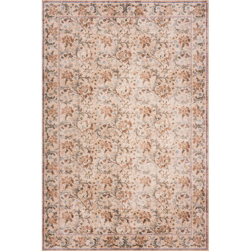  Tapis Carivelle, Rose, Tapis de couloir de 2 pi 6 po x 8 pi