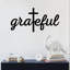 Art mural en métal Grateful Cross Script-2069330686-2069330680