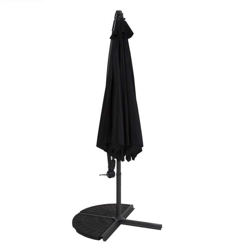 300cm Cantilever Parasol, Black
