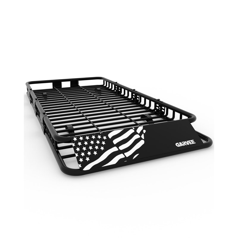 Universal Roof Rack Carrier Basket, 200 LBS Capacity Rooftop Cargo Rack, Car Top Luggage Holder Basket Heavy Duty for SUVs, Trucks, Vehicles