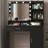 Vanity Desk With Mirror & Light, Large Drawer Three Level Storage Dresser, 3 Lighting Modes Adjustable Brightness, Bedroom Dressing Table(Black)