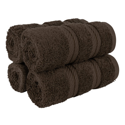 Darcelle 100% Cotton 4-Piece Turkish Washcloth Set