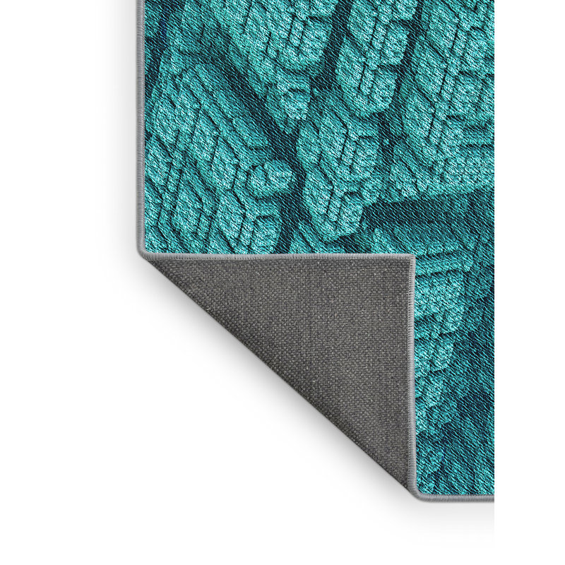 Geometric Indoor Rug, Rectangle 6' x 9'