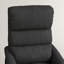 Fauteuil inclinable électrique avec télécommande, noir