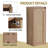 Bathroom Side Cabinet,Soft Close Doors,Float Mounting Design