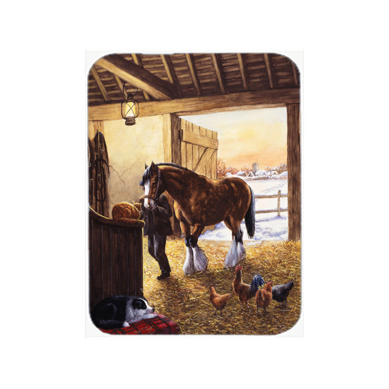Clydesdale de caroline trésors de la planche à découper en verre stable