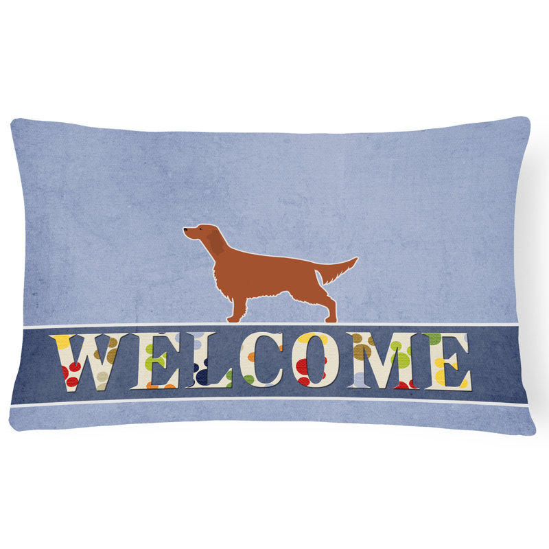  Coussin irlandais Welcome Setter