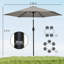 265cm Market Parasol-635921606