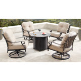 Mccomas Outdoor 5 - Piece Conversation Set