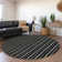 Premium Machine Washable Prisco Black Rug
