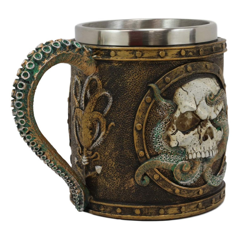 Grande tasse à café nautique cthulhu cosmique géante de octopus biche humain Kioneli