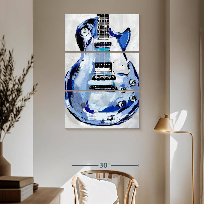 Abarca Electric Blues I, 65" H x 42" W