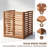 Weather‑Resistant Wooden Privacy Barrier, 3‑Panel Multi‑Purpose Screen for AC Unit, Trash Cans and Pool Pump