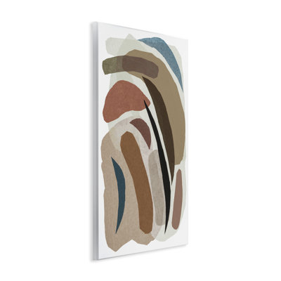 Plaque murale Earthy Organic Collage, design par Nikki Galapon