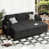 Ours en peluche noir est en rupture de stock