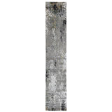 Hand Knotted Area Rug in Black/Gold/Gray/Green
