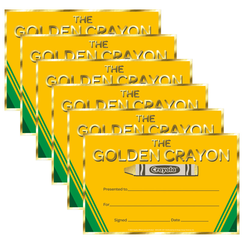 Crayola Gold Crayon