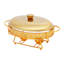 Ensemble de réchaud à buffet ovale-1647480965