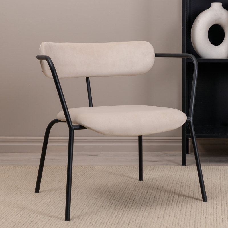 Bonview Velvet Armchair, Beige