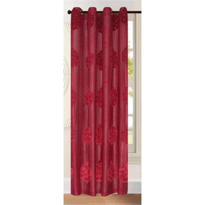 Hughesville Semi Sheer Curtain Single Panel