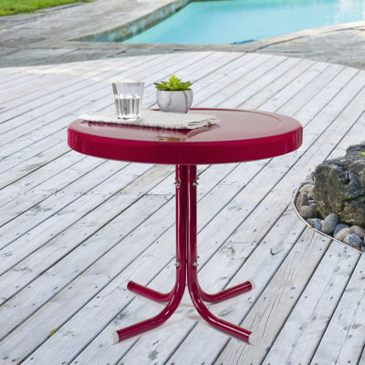 22" Outdoor Retro Tulip Side Table by Northlight Seasonal