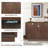 Modern 4-Door Wooden Cabinet With Adjustable Shelves – Stylish Storage Solution For Home Or Office-1289496693