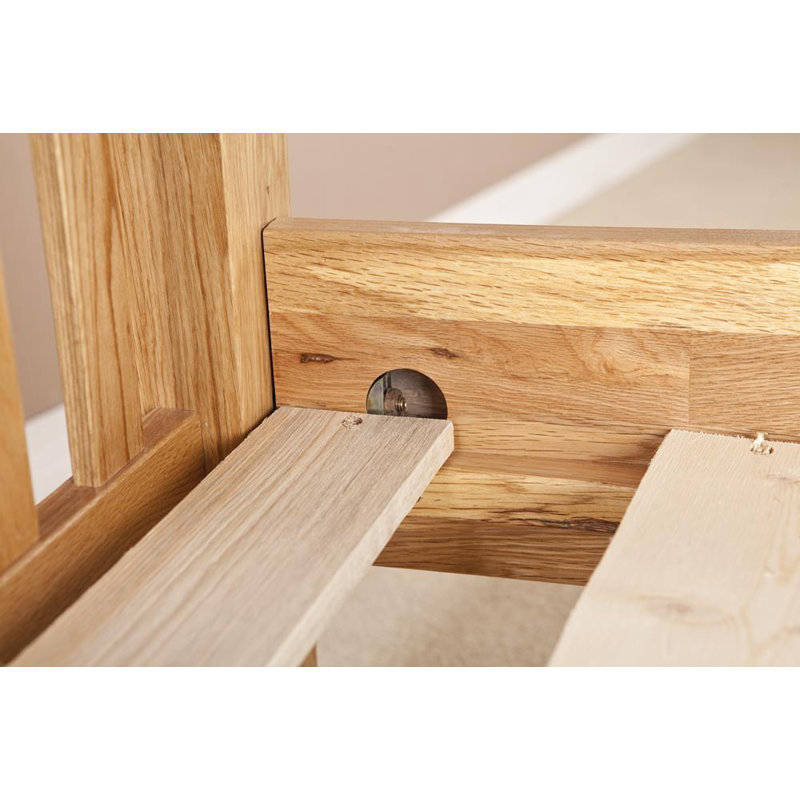 Marley Bed, Kingsize (5'), White Oak