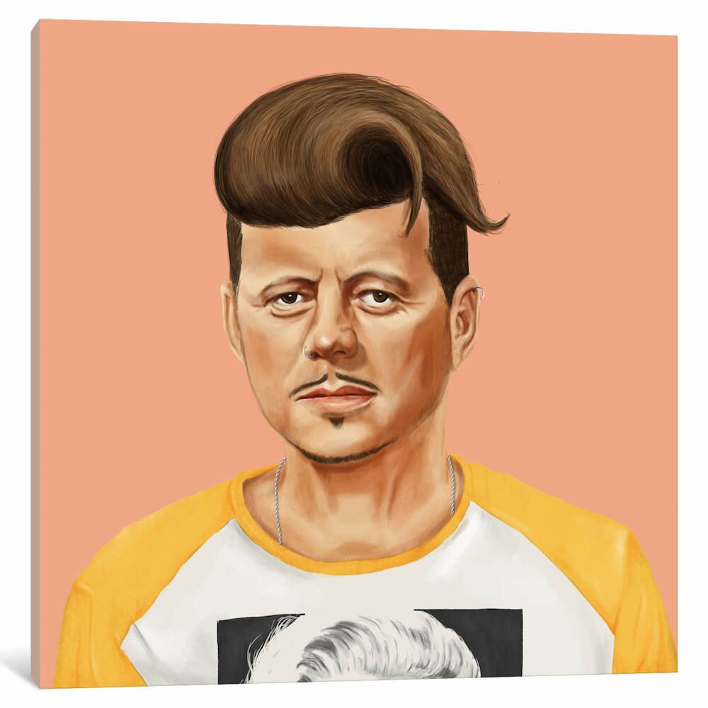 Leinwandbild John Kennedy von Amit Shimoni