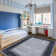 Non-Slip Bordered Area Rug For Living Room, Hallway Runner, Entryway Rug