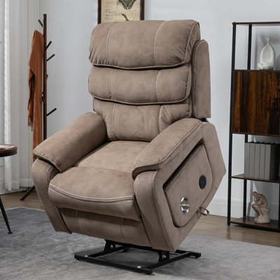 Oversized Lift Recliner Chair With Heat & Massage And Wireless Phone Charging