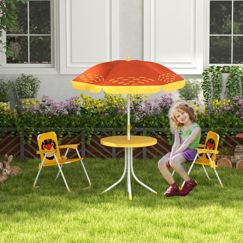 Fremantle Kids 4 Piece Round and Chair Set