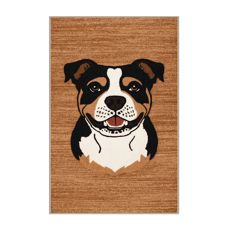  Tapis lavable pour chien Staffordshire Bull Terrier, Tapis de couloir 2 pi x 5 pi