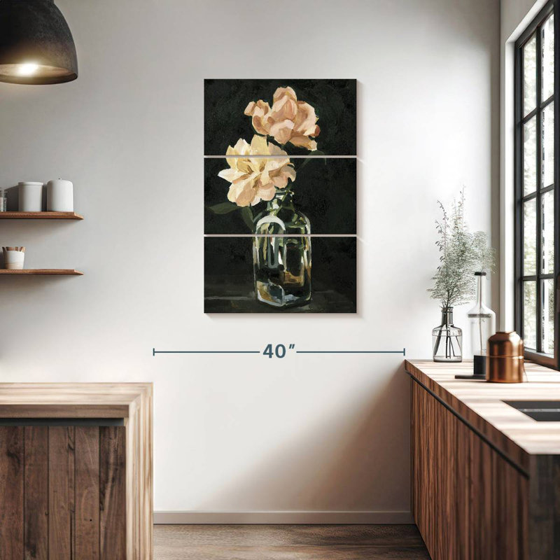 Harnek Dark Rose Arrangement II, 38" H x 24" W