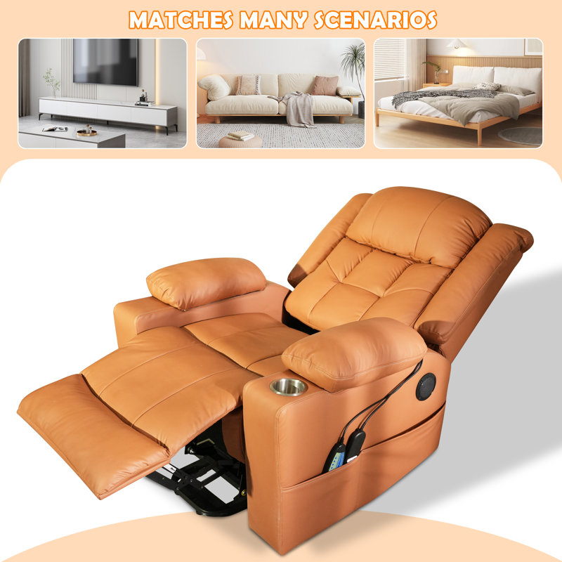 Grand fauteuil inclinable lève-personne électrique