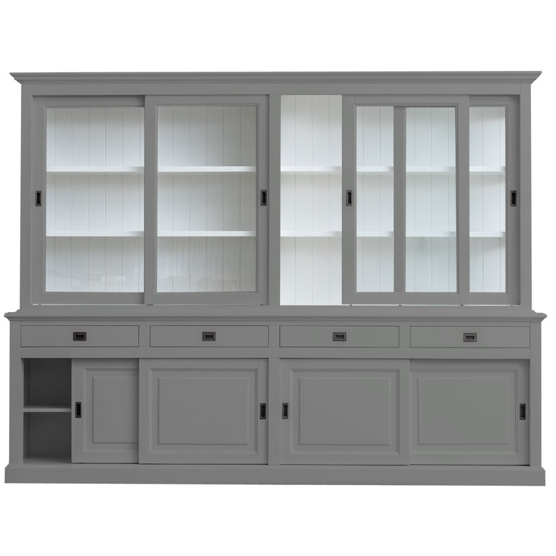 Burkett Display Cabinet, Dusty Grey