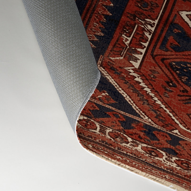 Tapis turc intérieur et extérieur brun, Rectangle 5 pi x 7 pi