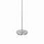 Lampe sur pied en métal chromé