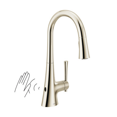 Moen Kurv Single Handle Pulldown Kitchen Faucet with Power Clean Technology
