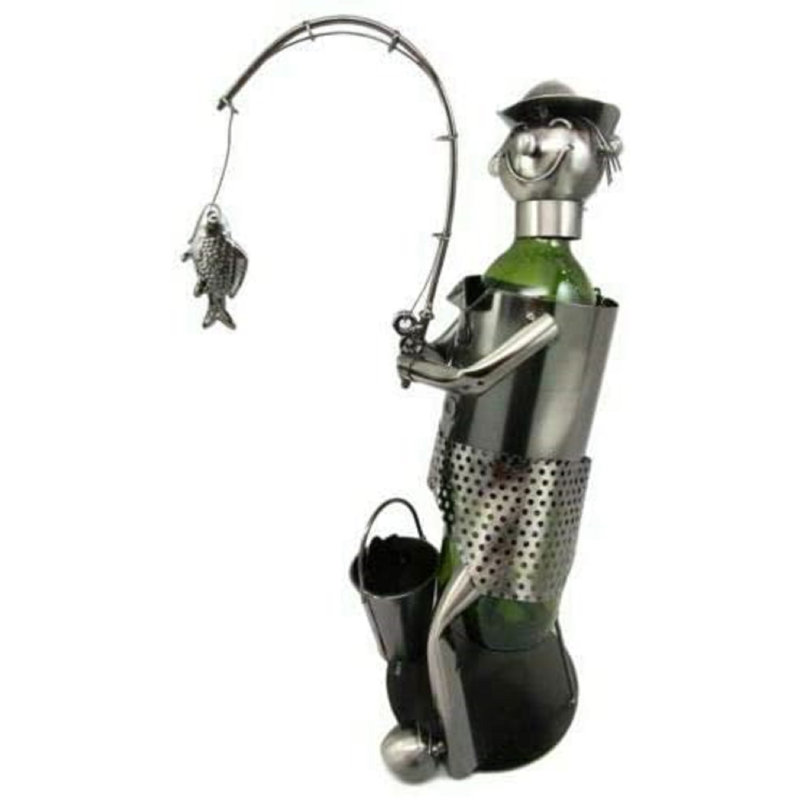 1 - Bottle Wine Bottle Rack in Black