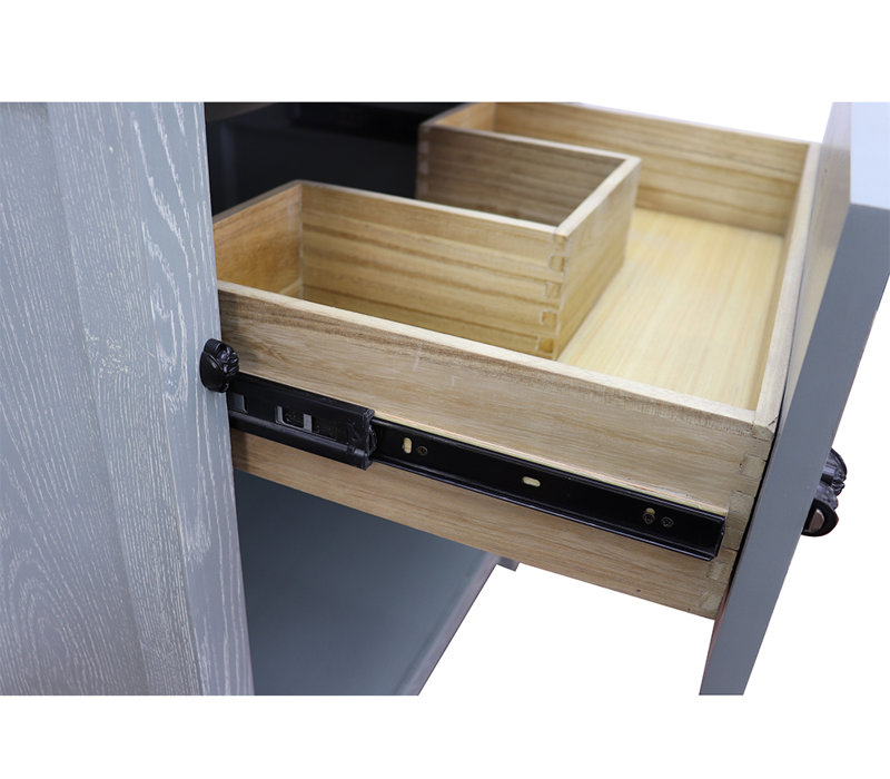 Base de meuble-lavabo simple 30 po Noblitt, Gris sauge
