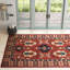 Adrien Oriental Handmade Tufted Wool Red/Beige/Blue Area Rug-1782419972