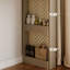 Coiffeuse avec miroir lumineux, 3 tiroirs, 1 chaise