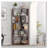 6 Tier Freestanding L-Shaped Corner Bookshelf For Living Room-961769026