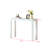 Modern Console Table for Entryway or Living Room, Narrow Sofa Table with Sleek Rectangular Design for Hallway or Behind Couch-292971443