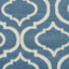 Tapis géométrique bleu / ivoire Kardinya-307564947