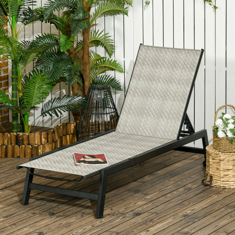 Leorn 60cm Long Reclining Single Chaise