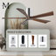 60" Irene 5-Blade Hugger Ceiling Fan with Wall Remote-1087667379-1087667333-1087667352